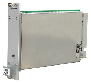 PU21 3U 6 HP Wide-Range PSU for Railway Systems, 100 to 240 VAC, 120 W